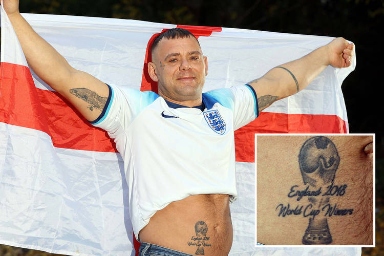 I’m an England super fan and I can predict who will win the World Cup with my tattoos