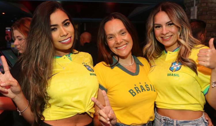 In Pictures: Brazil fans cheer on home nation from Limerick pub
