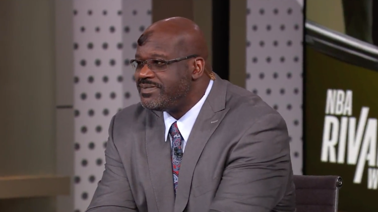 Inside the NBA: Shaq seriously came on the TNT set with baby hairs