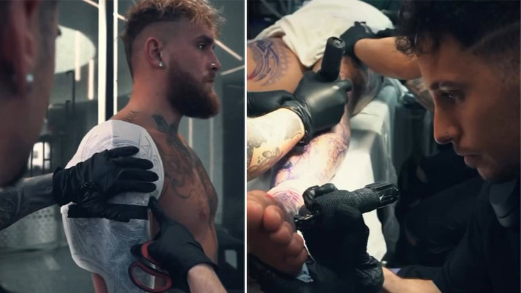Jake Paul given general ANAESTHETIC for 11 new tattoos as unimpressed fans call YouTuber a 'wimp'