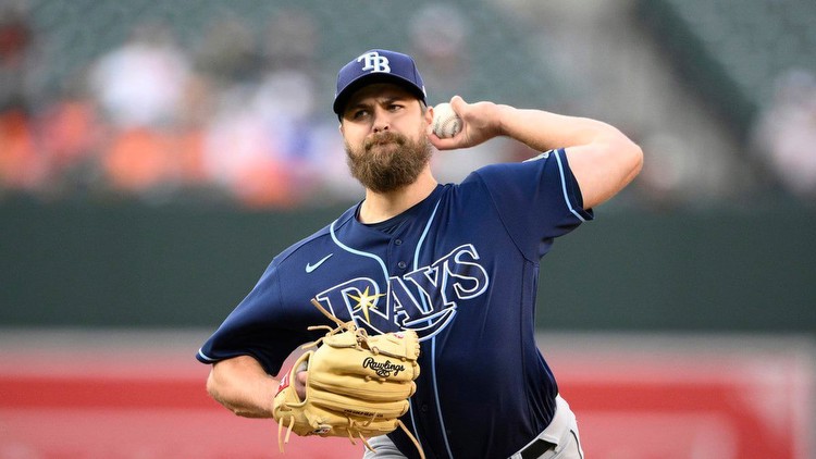 Jalen Beeks of the Tampa Bay Rays pitches during a game against the News Photo - Getty Images