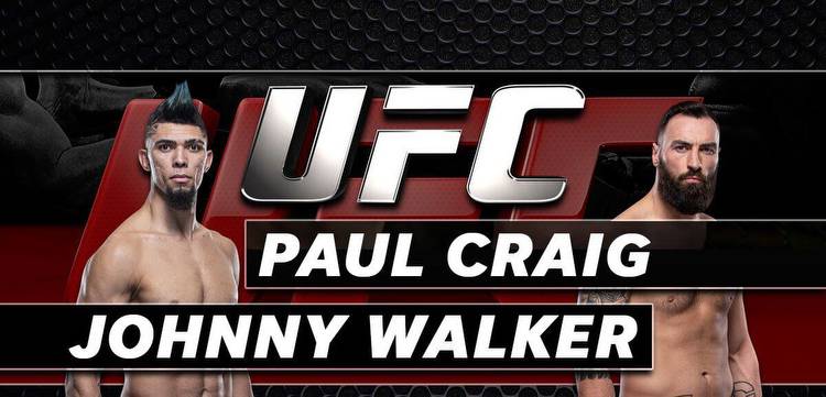 Johnny Walker Favored to Beat Paul Craig at UFC 283