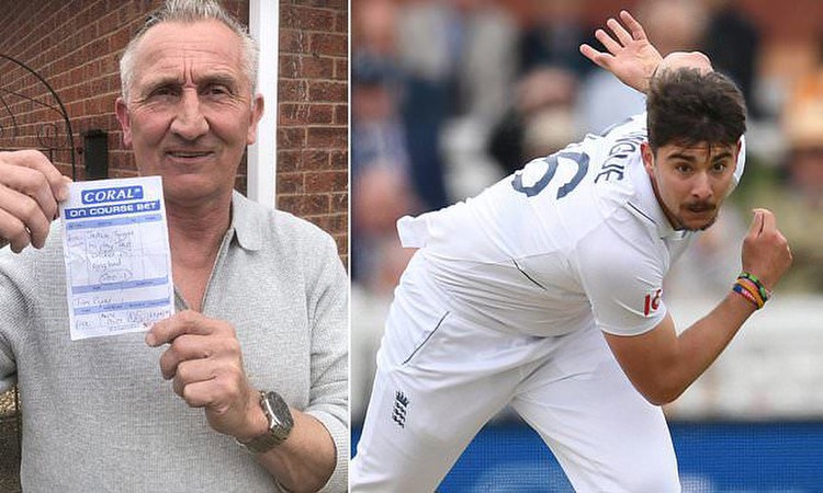 Josh Tongue's Test debut won a family friend £50,000 after betting he would play for England aged 11