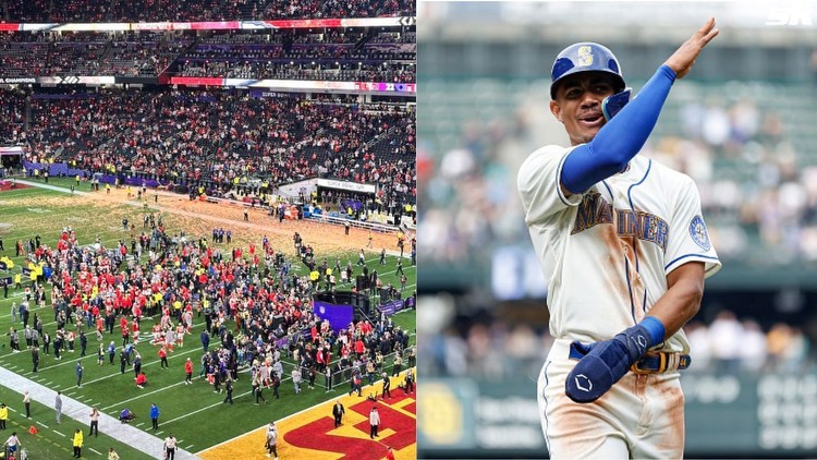 Julio Rodriguez hints at World Series aspirations following Chiefs' Super Bowl triumph