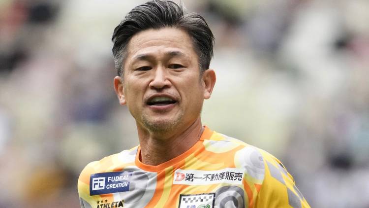 Kazuyoshi Miura extends his own outrageous record for oldest professional player as he comes off bench aged 55