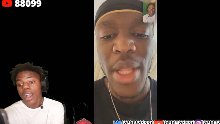 KSI and IShowSpeed strike a deal on FIFA World Cup 2022 during livestream