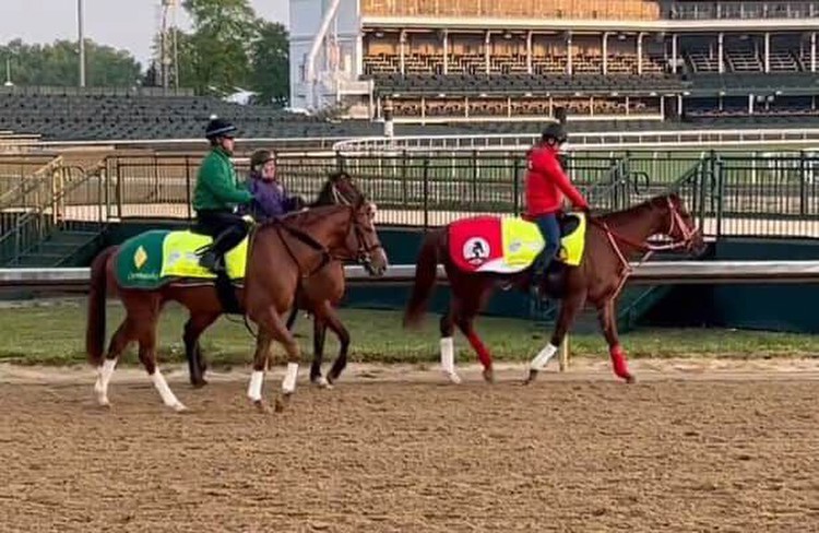 Ky. Derby video: See Japan duo breeze Wednesday morning