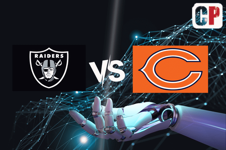 Las Vegas Raiders at Chicago Bears AI NFL Prediction 102223