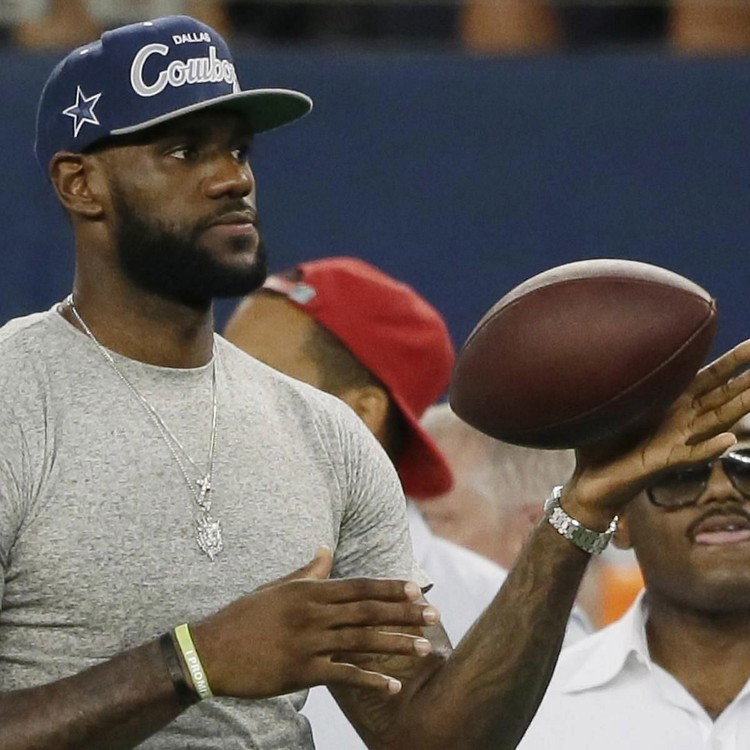 LeBron James' almost perfect NFL betting picks has fans playfully roasting him