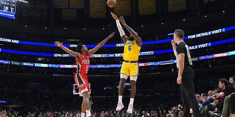 LeBron James Player Props: Lakers vs. Warriors