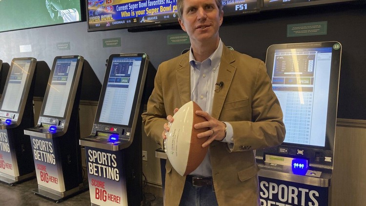 Legal sports betting opens to fanfare in Kentucky; governor makes the first wager at Churchill Downs