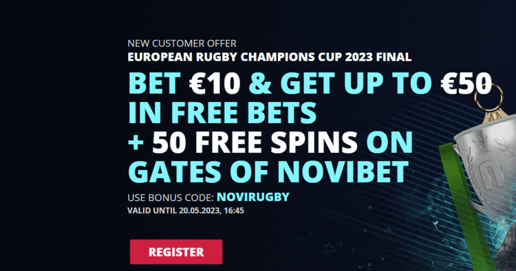 Leinster v La Rochelle Betting Promo: Bet €10 & Get up to €50 in Free Bets with Novibet
