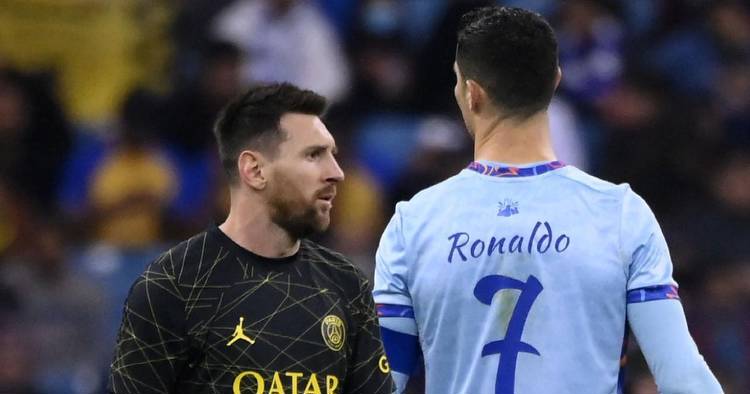 Lionel Messi could break Cristiano Ronaldo's stunning European record when PSG take on Lens