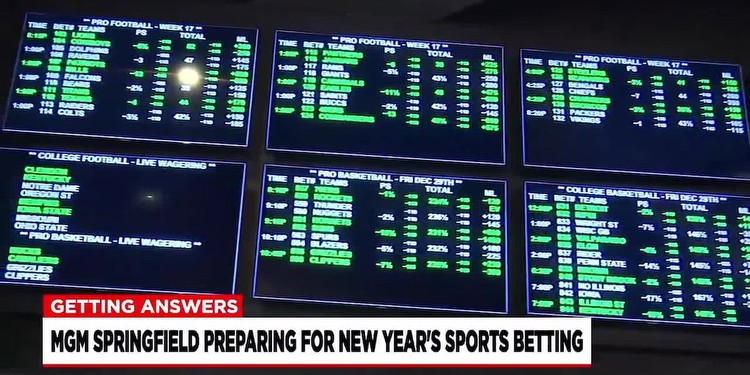 MGM-Springfield prepares for New Year’s betting with college and NFL football