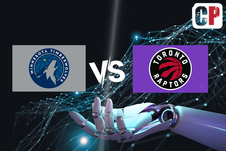 Minnesota Timberwolves at Toronto Raptors AI NBA Prediction 102523