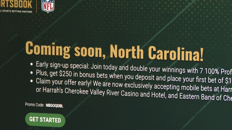 Mobile sports betting launches in North Carolina Monday at noon