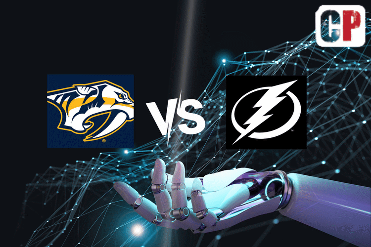 Nashville Predators at Tampa Bay Lightning AI NHL Prediction 101023