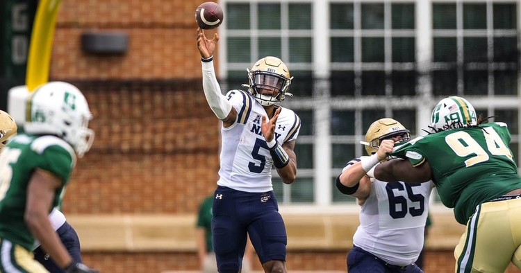 Navy football beats Charlotte, 14-0, after freshman QB Braxton Woodson takes over for injured Tai Lavatai