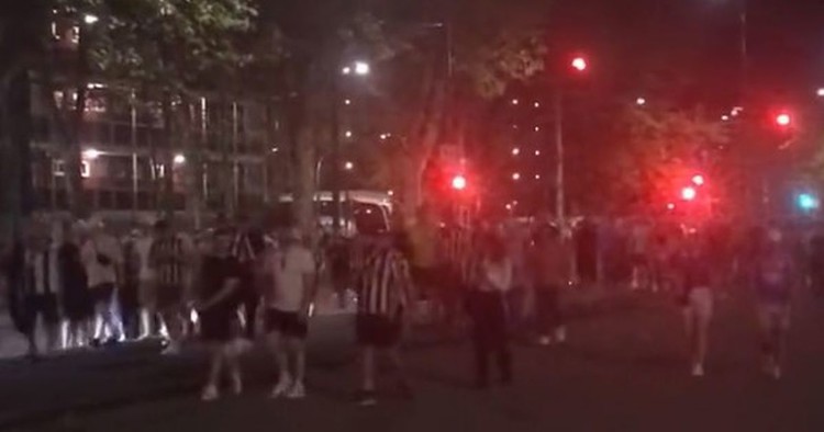 Newcastle fans delayed at San Siro in 'shambolic' incident after Champions League match