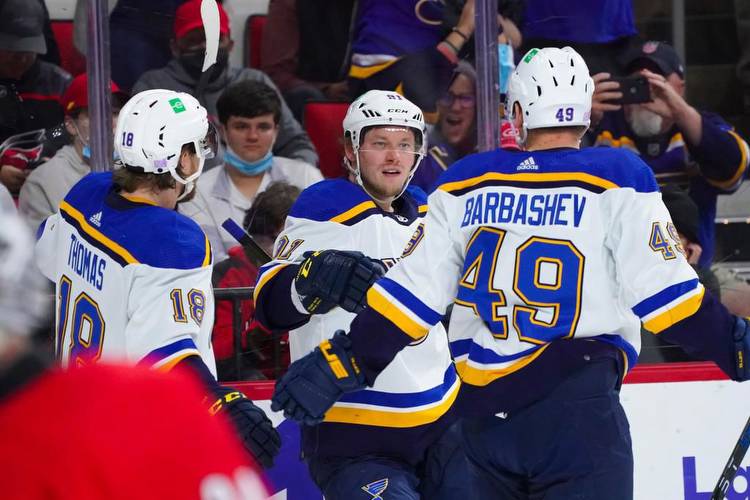 NHL betting: Red-hot Blues likely can't keep up this pace