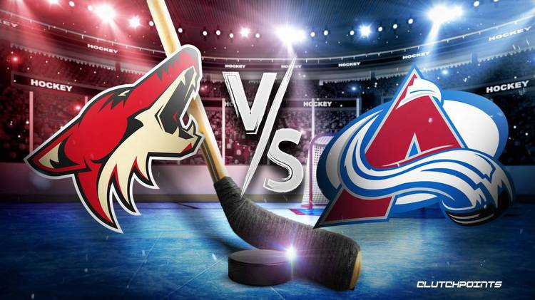 NHL Odds: Coyotes vs. Avalanche prediction, pick, how to watch