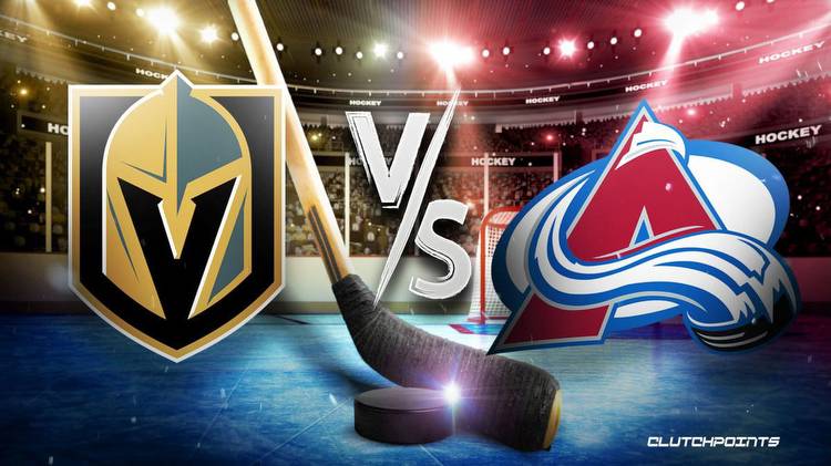 NHL odds: Golden Knights-Avalanche prediction, odds, pick, and more