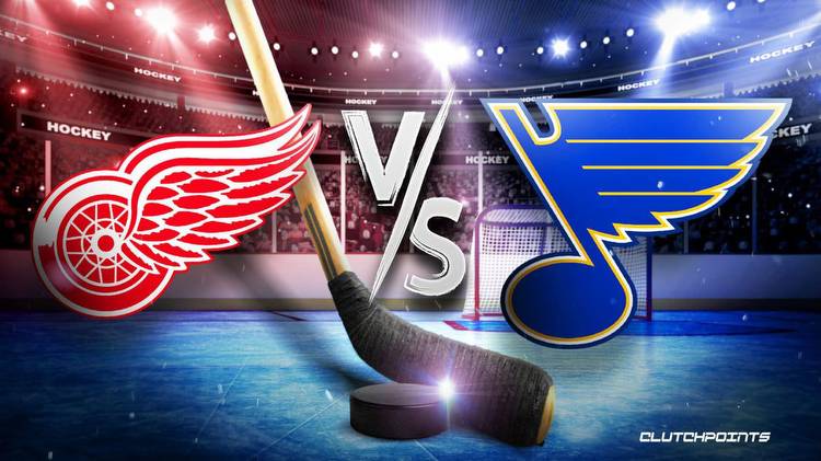 NHL Odds: Red Wings-Blues Prediction, Pick, How to Watch
