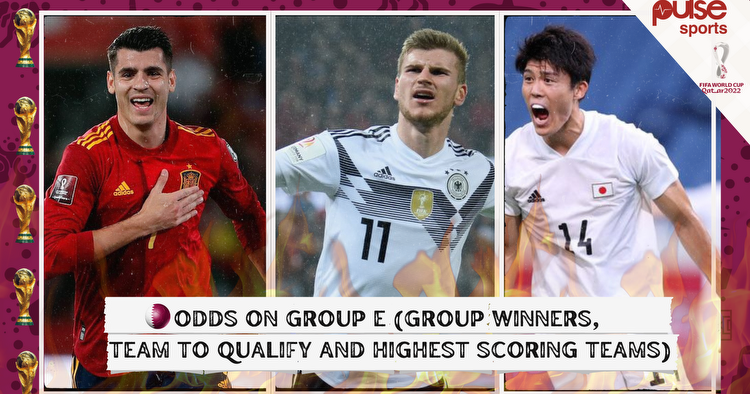 Odds on Group E (Group winners, team to qualify and highest scoring teams)