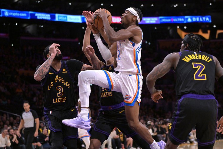 OKC Thunder vs Los Angeles Lakers Predictions, Props & Odds for Monday, March 4