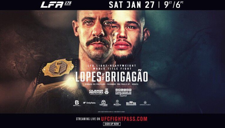 Opening Betting Odds for LFA 175: Lopes vs. Brigagao