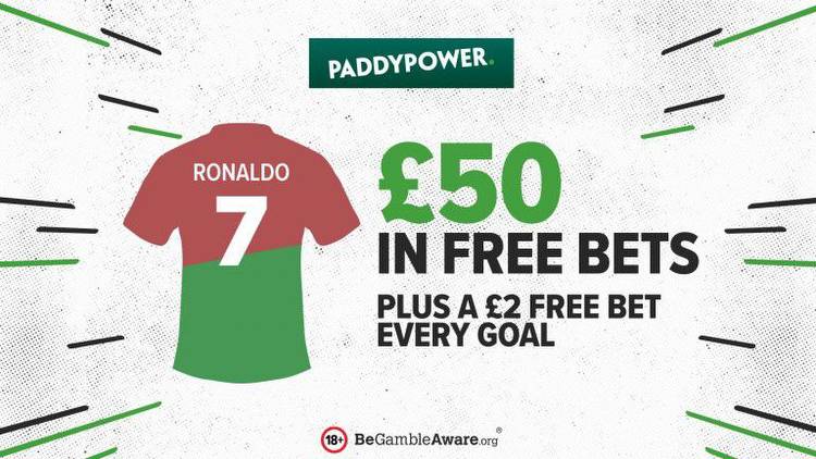 Paddy Power World Cup betting offer: free bets every time Ronaldo scores