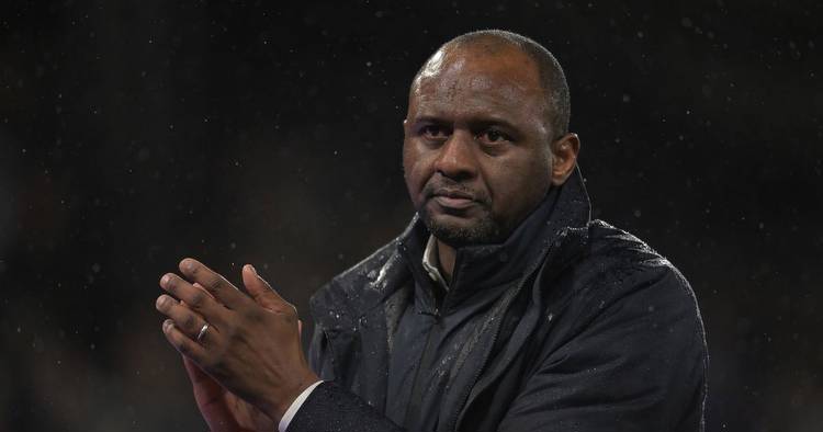 Patrick Vieira sacking odds as pressure ramps up on Crystal Palace boss after Man City defeat