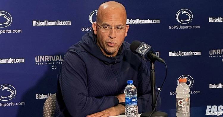 Penn State coach James Franklin sends best wishes to Mike Hart, previews Michigan game