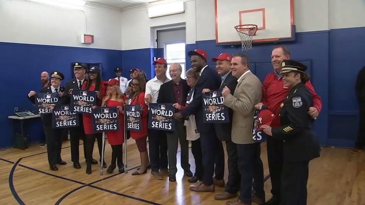 Phillies, MLB give $50K grant to Police Athletic League of Philadelphia