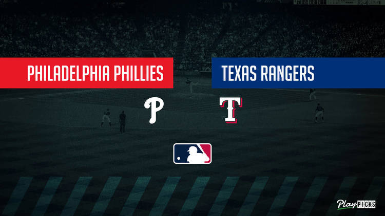 Phillies Vs Rangers: MLB Betting Lines & Predictions