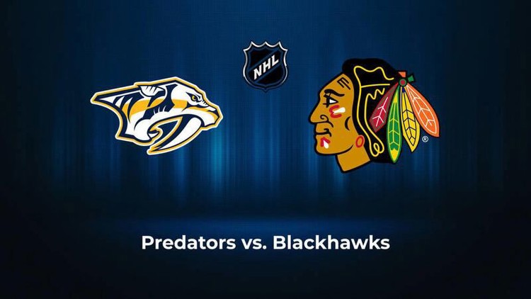 Predators vs. Blackhawks: Odds, total, moneyline