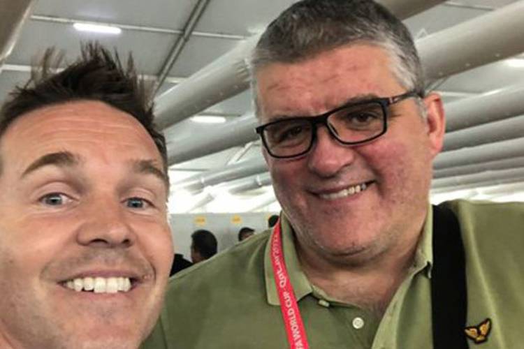 Premier League legend looks completely unrecognisable while in Qatar for World Cup