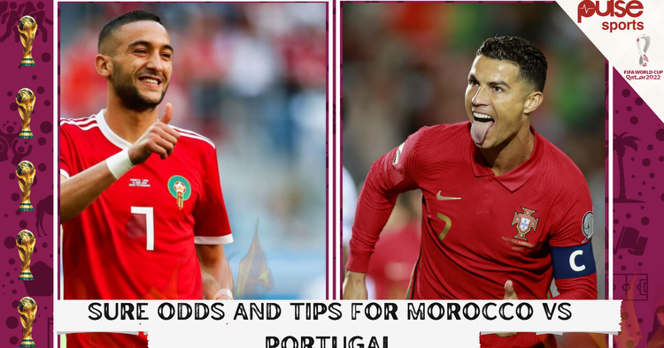 Qatar 2022: Bet9ja sure odds and tips for Morocco vs Portugal