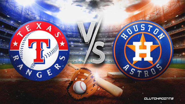 Rangers-Astros prediction, odds, pick, how to watch