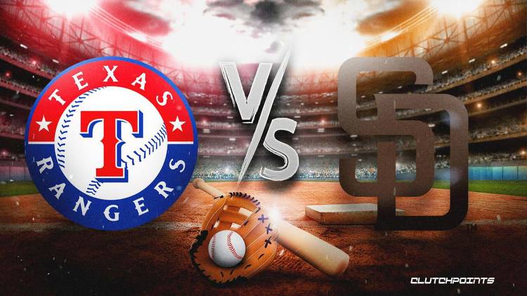 Rangers-Padres prediction, odds, pick, how to watch