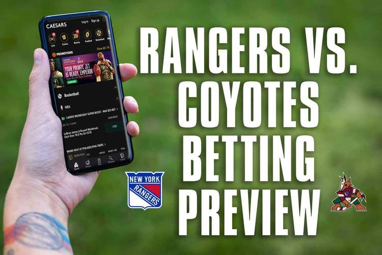 Rangers vs. Coyotes Betting Odds, Pick, and Prediction (January 22, 2022)