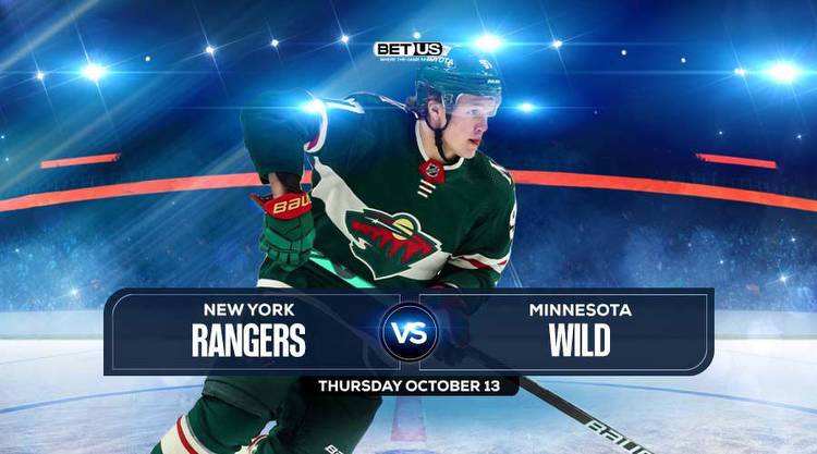Rangers vs Wild Prediction, Preview, Stream, Odds & Picks