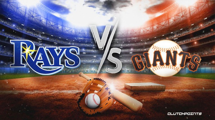 Rays vs. Giants prediction, odds, pick, how to watch