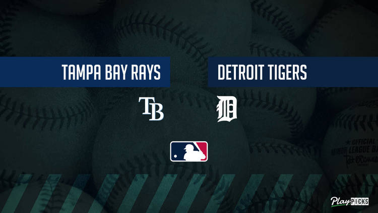 Rays Vs Tigers: MLB Betting Lines & Predictions
