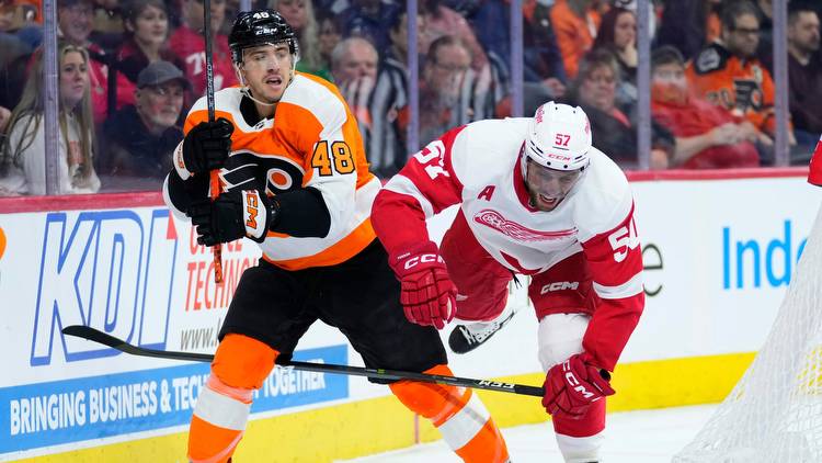 Red Wings' playoff hopes take major dent with 3-1 loss to Philadelphia