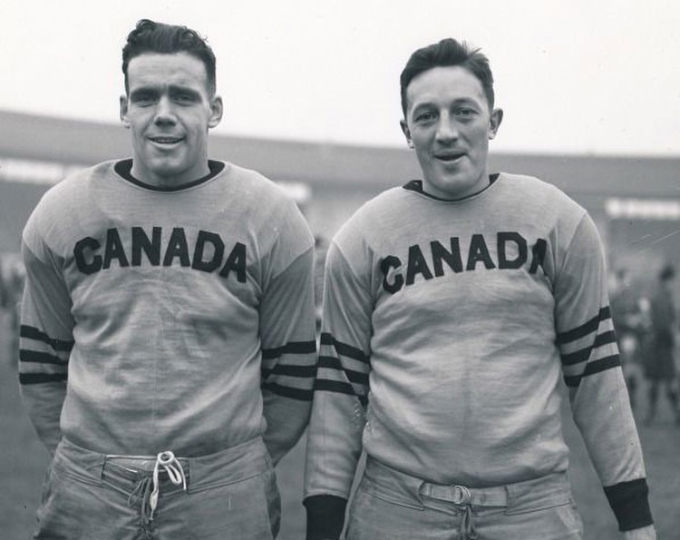 Remembering the first Canadian football game played overseas and the players who never made it home