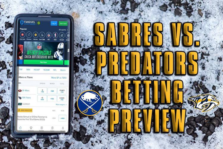 Sabres vs. Predators Betting Odds, Pick, and Prediction (January 13, 2022)