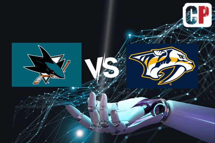 San Jose Sharks at Nashville Predators AI NHL Prediction 102123