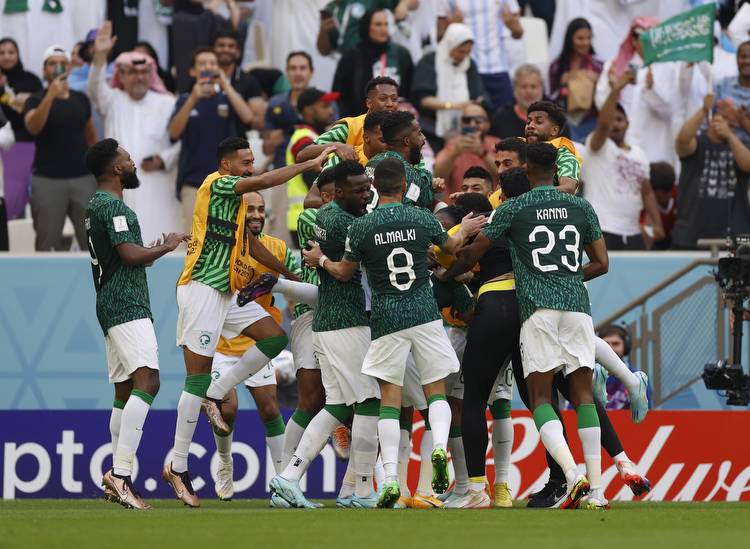 Saudi Arabia (25-1 ML) pulls off massive World Cup upset over Argentina