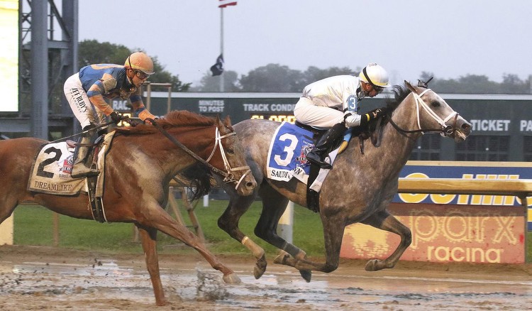 Saudi Crown wins $1 million Pennsylvania Derby on sloppy track